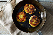 Fried Potato Cakes with Sunflower Seeds