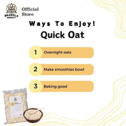 Paket Quick Rolled Oat 1KG + Dried Seedless Raisin 250G