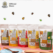 Paket Isi 2 * 150gram, Boleh Campur Rasa (Dark Choco, Cinnamon, Cranberry, Caramel)