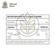 Buah Dried Cranberry / Cranberries Kering