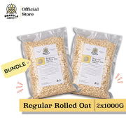 PAKET ISI 2 Rolled Oat / Gandum Utuh / Gandum Kasar 1KG