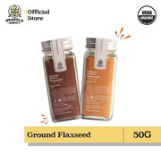 Ground Flaxseed / Biji Rami Bubuk 50gr (Golden & Brow)