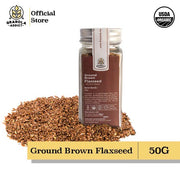 Ground Flaxseed / Biji Rami Bubuk 50gr (Golden & Brow)