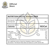 Roasted Almond Slice / Irisan Kacang Almond Panggang