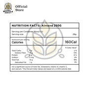 Raw Almond Slice / Irisan Kacang Almond Mentah
