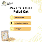 Roasted Rolled Oat / Oatmeal Panggang