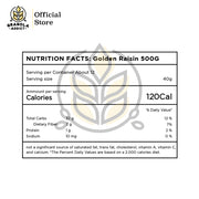 Dried Golden Raisin / Kismis Kuning