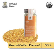 Ground Flaxseed / Biji Rami Bubuk 50gr (Golden & Brow)