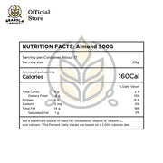 Roasted Almond Slice / Irisan Kacang Almond Panggang