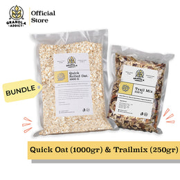 Paket Quick Rolled Oat 1KG + Trail Mix 250G