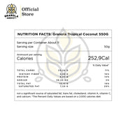 Tropical Coconut 550G  (500G EXTRA + 50G) - No Sugar