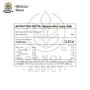 Oatmen Instant Oatmeal Siap Makan (Rasa Soto, Kari & Ayam Bawang)