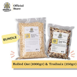 Paket Rolled Oat 1KG + Trail Mix 250G