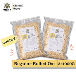 PAKET ISI 2 Rolled Oat / Gandum Utuh / Gandum Kasar 1KG