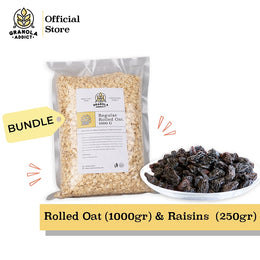 Paket Rolled Oat 1KG + Dried Seedless Raisin 250G