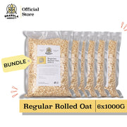 PAKET ISI 6 Rolled Oat / Gandum Utuh / Gandum Kasar 1KG