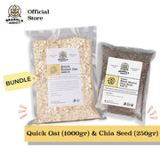 Paket Quick Rolled Oat 1KG + Chia Seed 250G