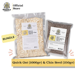 Paket Quick Rolled Oat 1KG + Chia Seed 250G