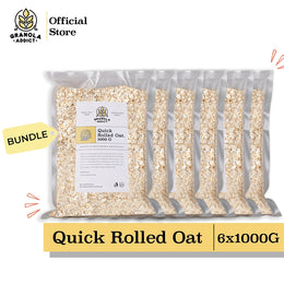 PAKET ISI 6 QUICK / INSTANT Rolled Oat 1KG