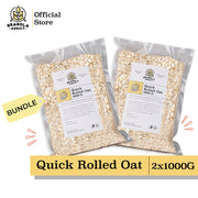 PAKET ISI 2 QUICK / INSTANT Rolled Oat 1KG
